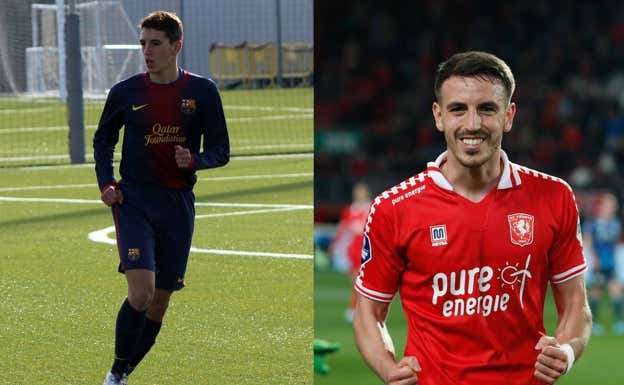 Julio, en el Barça y en el Twente.