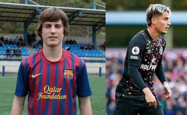 Sergi, en el Barça y en el Brentford.