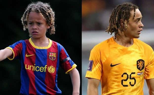 Simons, en el Barça y en la selección de Países Bajos.
