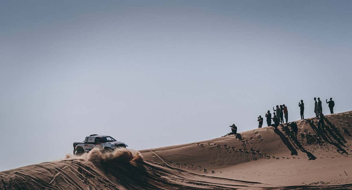 Shamir Variawa, durante el Rally Dakar 2022. /A.S.O./Horacio Cabilla