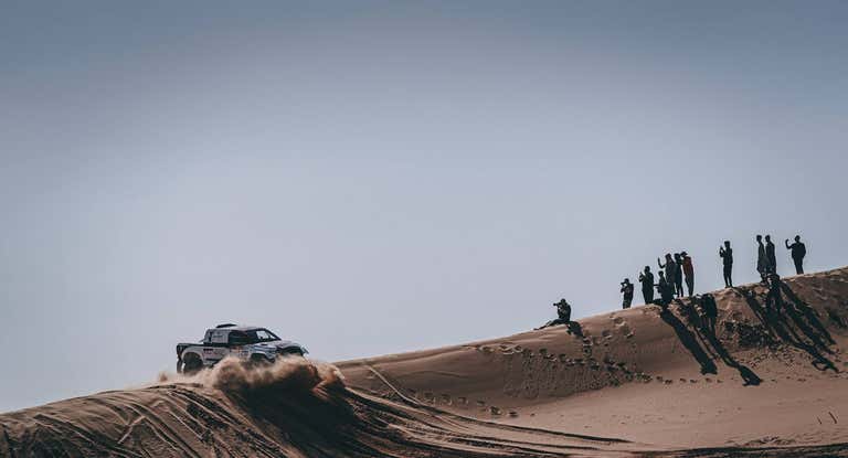 Shamir Variawa, durante el Rally Dakar 2022.