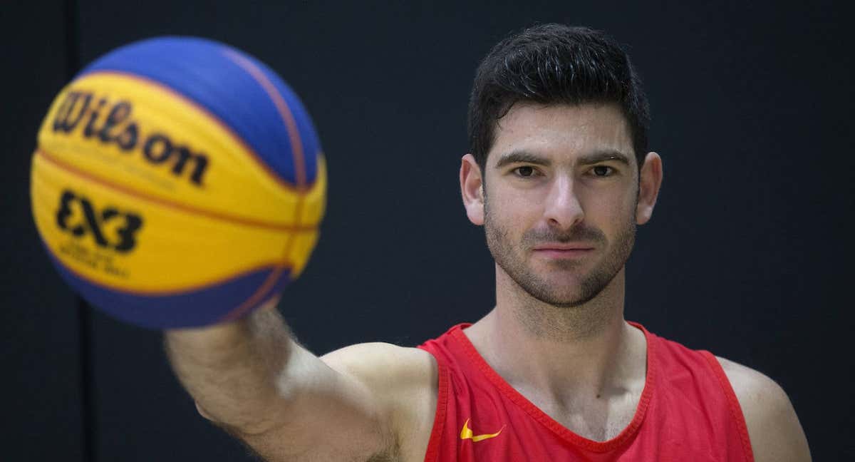 Carlos Martínez, jugador de la Selección española de 3x3. /FEB