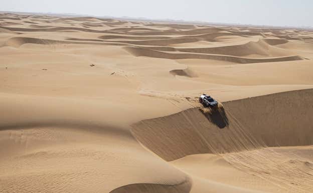 Stéphane Peterhansel, en el Rally Dakar 2022. A.S.O.