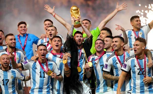 Argentina, campeona del mundo con Messi. EFE