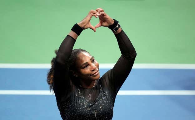 Serena Williams, en su retirada del tenis en el US Open. EFE