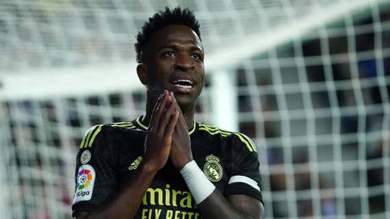 Vinicius, en un momento de su partido en Zorrilla, donde fue objeto de insultos racistas. /AFP