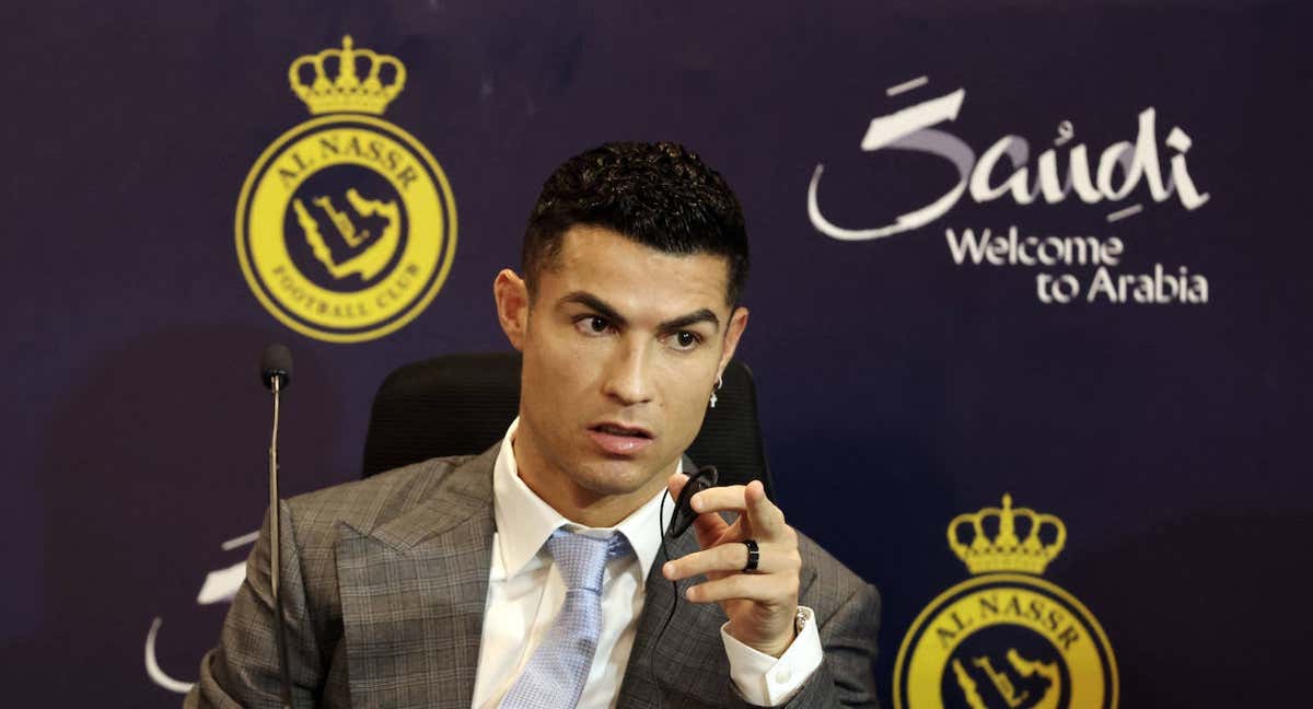 Cristiano Ronaldo, nuevo jugador del Al-Nassr./AFP