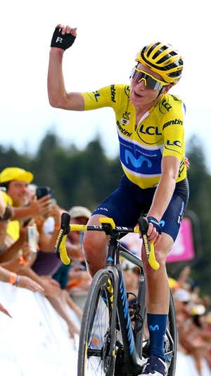 Annemiek van Vleuten, ganadora de Le Tour Femmes 2022.  GETTY IMAGES