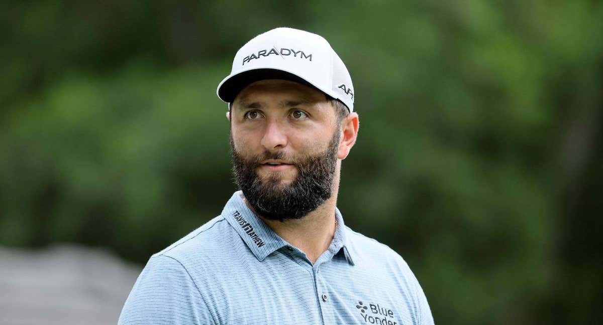 Jon Rahm en uno de sus entrenamientos en Hawái./AFP