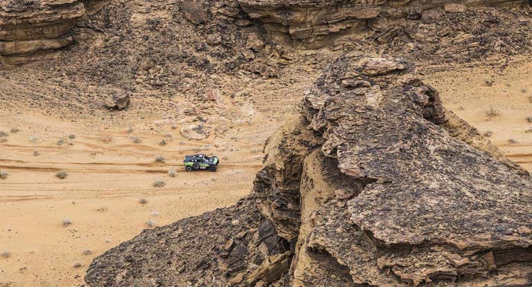 Christian Lavielle, durante la etapa 3 del Rally Dakar 2023.