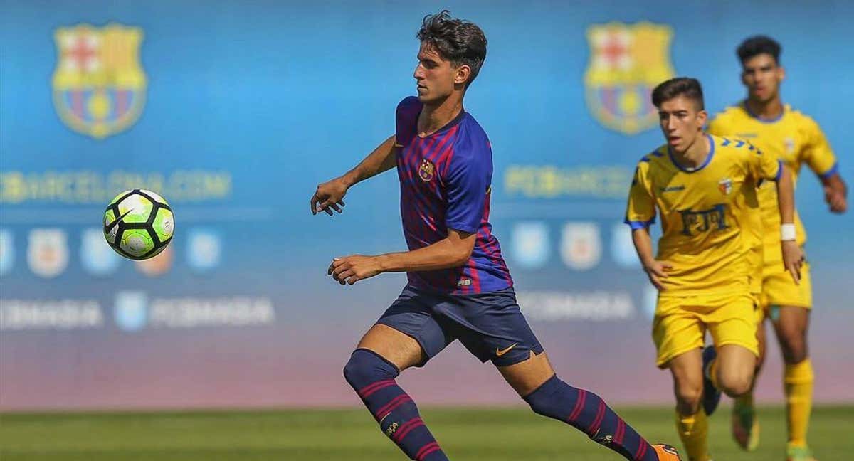 Solde, en su etapa en el Juvenil B del Barcelona. /FCB