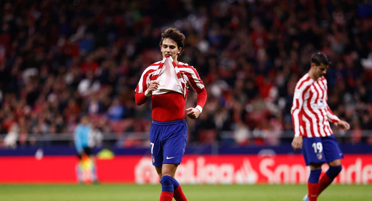 Joao Félix, durante un partido con el Atlético de Madrid/EP