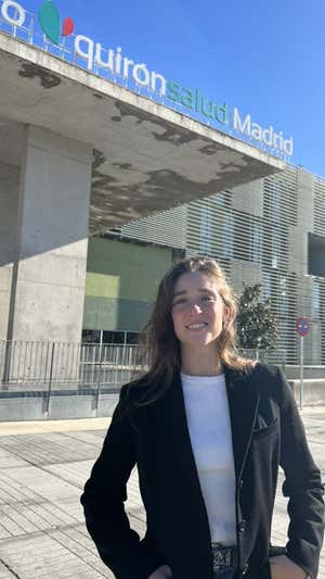 Marta en el hospital Quirónsalud. RELEVO