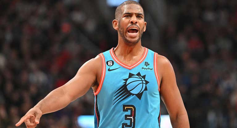 Cris Paul, en un partido con los Phoenix Suns.