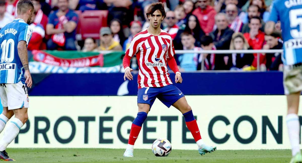 Joao Félix ha marcado 34 goles en 130 partidos con el Atlético de Madrid. /AFP