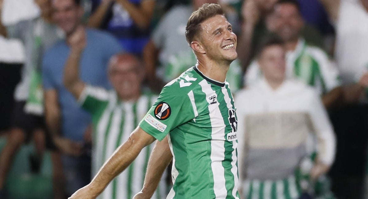 Joaquín en un partido con el Betis.