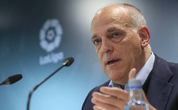 Javier Tebas, presidente de LaLiga.  EFE