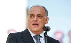 Javier Tebas, frente a la Superliga: “Ahora parecen un convento de monjas, pero quieren robarnos en nuestras casas”