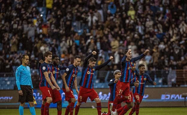 El Barça empieza a demostrar que sabe sufrir.  FC BARCELONA
