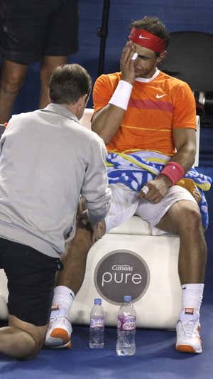 Nadal, en Australia 2010. AP