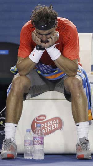 Nadal, en Australia 2011.  AP