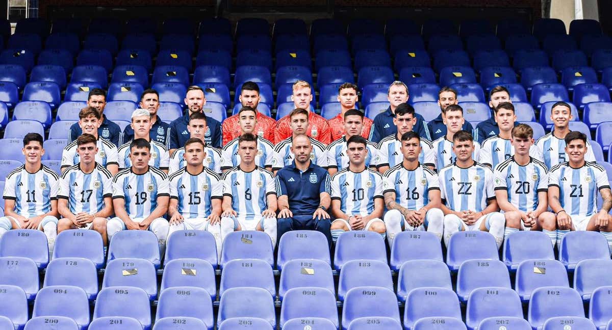 El plantel de Argentina que disputará el Sudamericano Sub-20