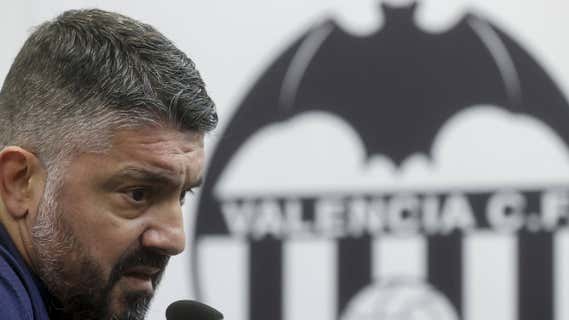 Gennaro Gattuso en la rueda de prensa previa al partido de Copa ante el Sporting./EFE