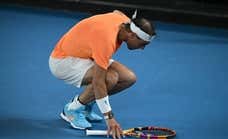 Luchar hasta el final incluso lesionado, la «máxima» que ha seguido Nadal toda su carrera