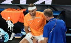 Nadal sufre una lesión el psoas y estará de baja entre seis y ocho semanas