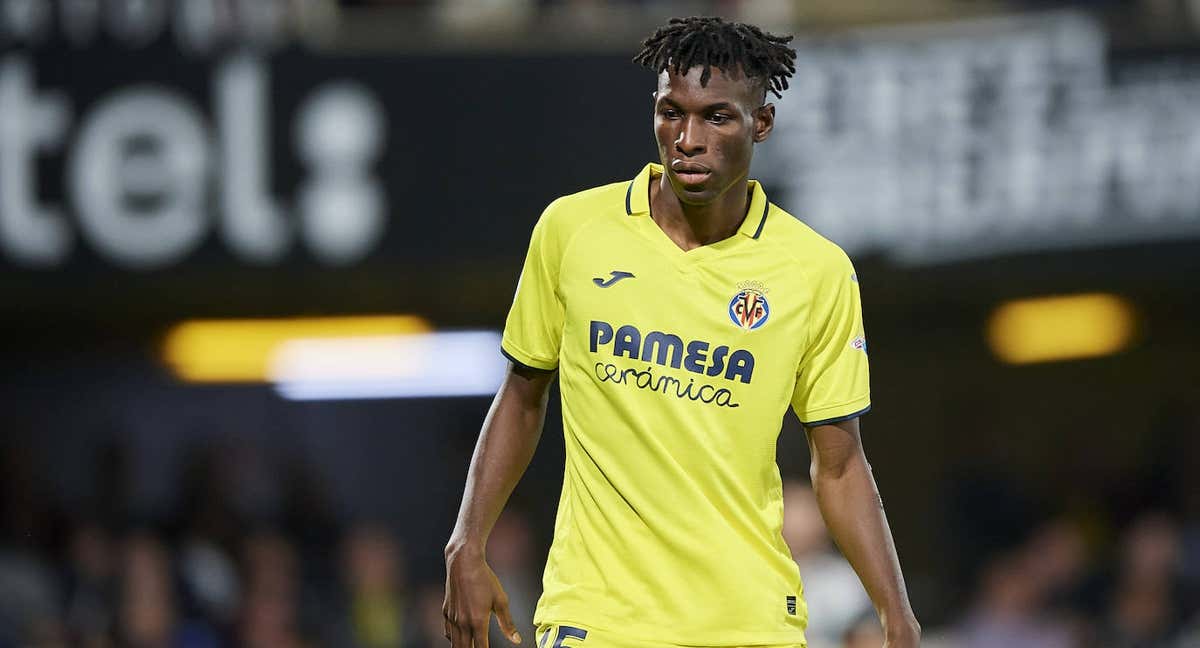 Nicolas Jackson, en un partido con el Villarreal. /GETTY