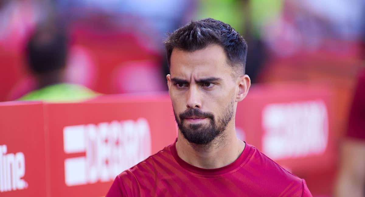 Suso, en un partido del Sevilla