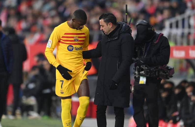 Dembélé se lesiona antes de un mes clave y estará unas tres semanas de baja