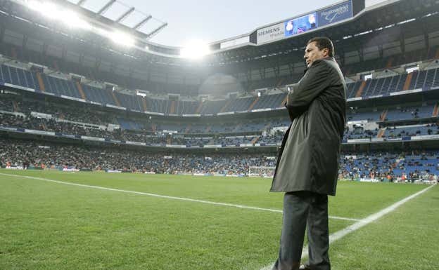Vanderlei Luxemburgo, en el partido de 6 minutos entre Real Madrid y Real Sociedad. ABC