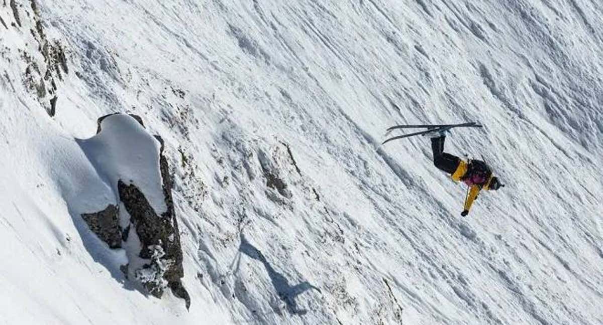 Abel Moga, durante la prueba en Baqueira. /FWT