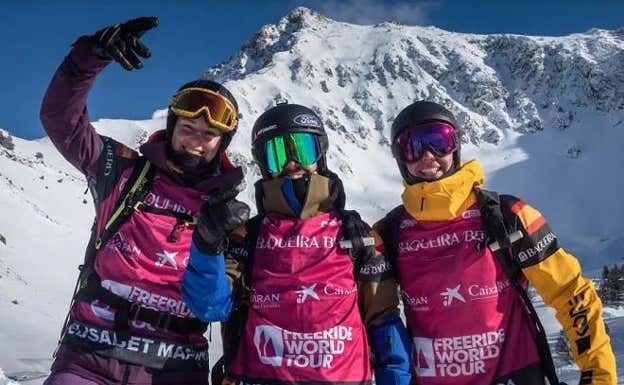 Navarro, Abel Moga y Elisabeth Marina.  FWT