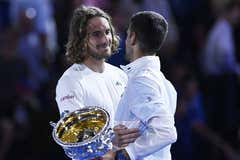 Tsitsipas, rendido: "Novak es el más grande"