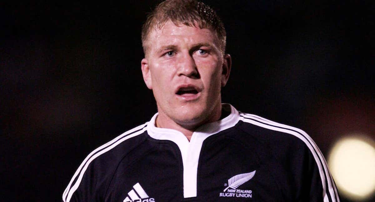 Campbell Johnstone con la camiseta de los All Blacks./Getty Images