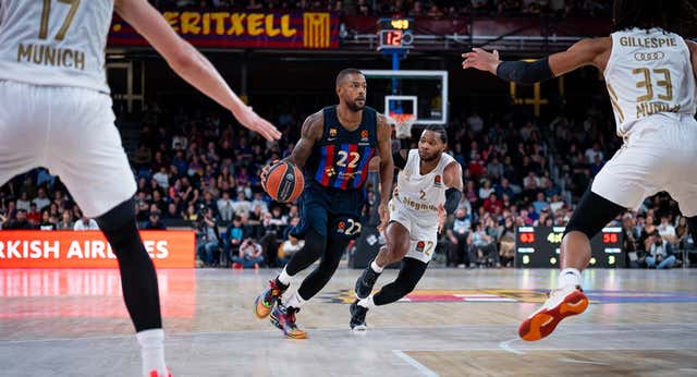 Cory Higgins evita el susto en el Barça y Maccabi acaba con la racha de Valencia Basket