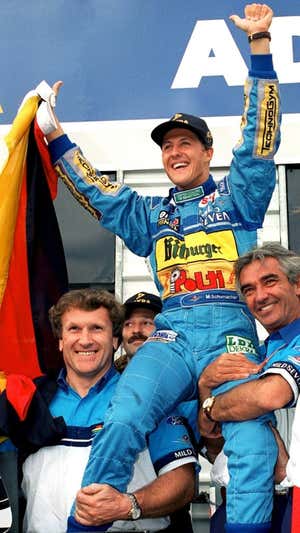 El último título de Ford en la F1, con Michael Schumacher y Benetton en 1994. EFE