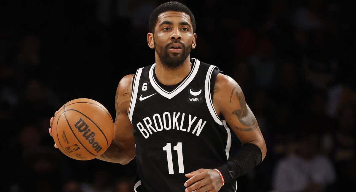 Kyrie Irving, con los Nets./AFP