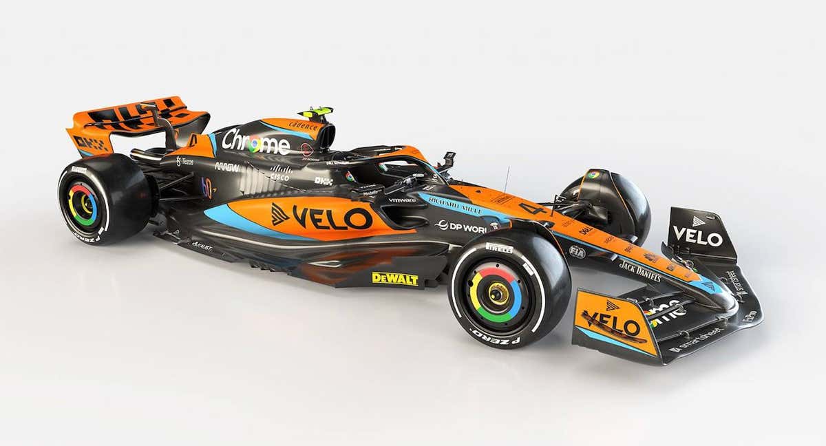 El nuevo McLaren MCL60 para la F1 2023.