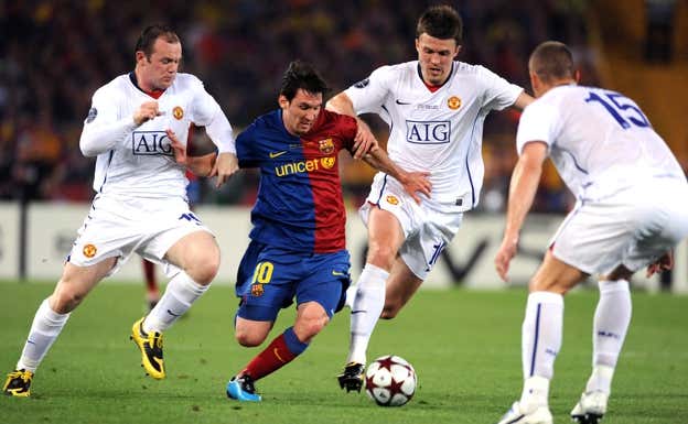 Messi, en acción durante la final de Champions de 2009.  GETTY