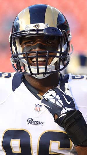Michael Sam, durante u partido en 2014.  Marc Serota/Getty Images
