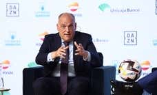 Tebas y Rubiales vuelven a enzarzarse: "El presidente de LaLiga vive en un mundo de ilusión"