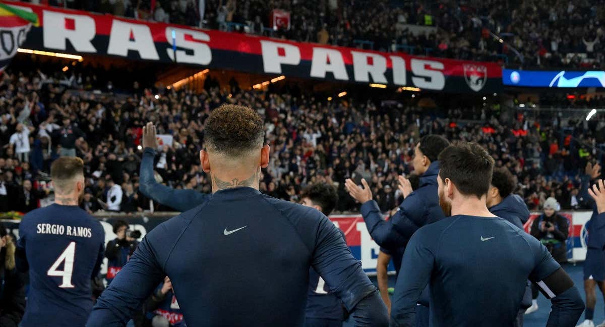 El PSG cae en octavos frente al Bayern./AFP