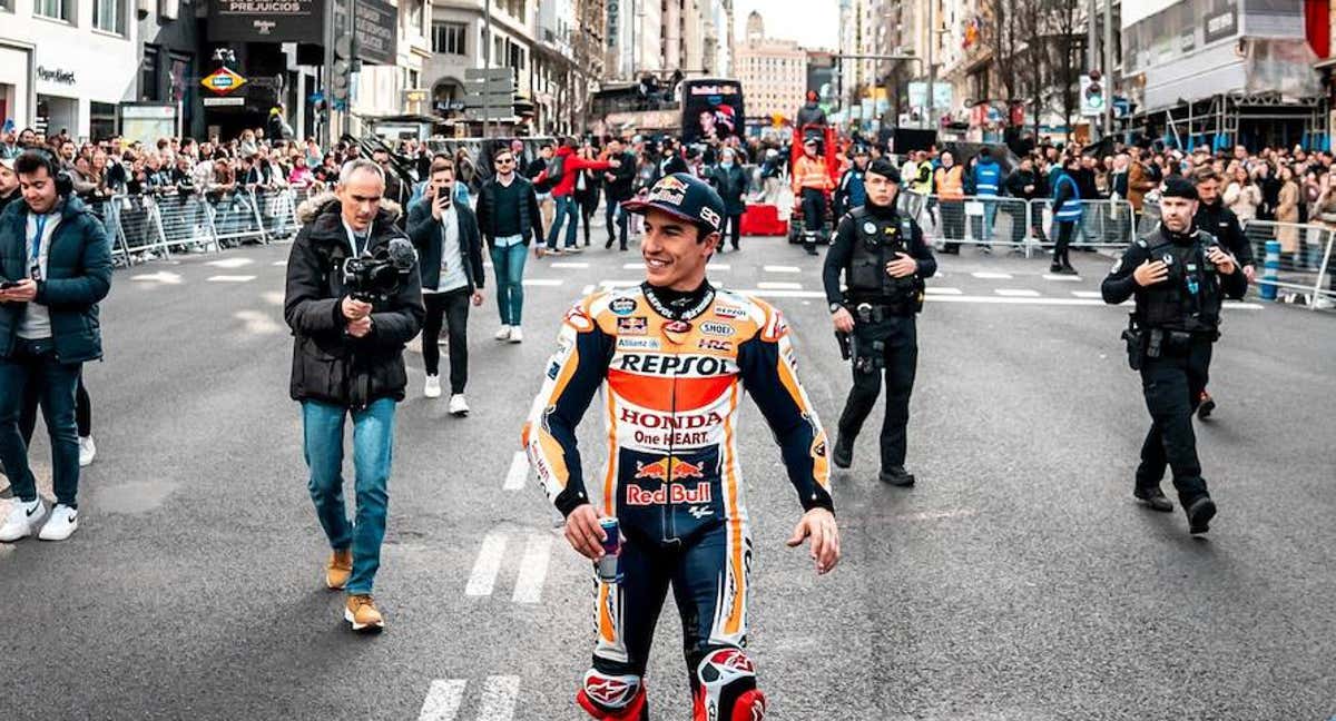 Marc Márquez en el estreno de su documental en Madrid /Instagram: Marc Márquez