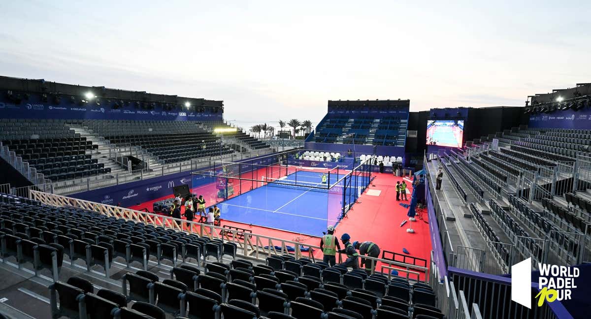 Pista central del Master de Abu Dhabi./WPT