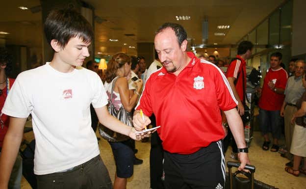 Benítez, en su etapa en el Liverpool. LAS PROVINCIAS