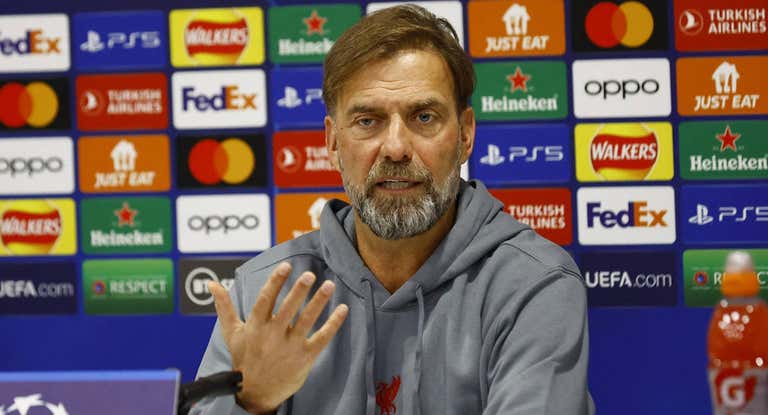 Klopp, durante la rueda de prensa previa al Liverpool-Real Madrid.