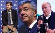 La discusión del comunicado fantasma: el no de Mateu y el «hazlo tú» de Tebas al Madrid